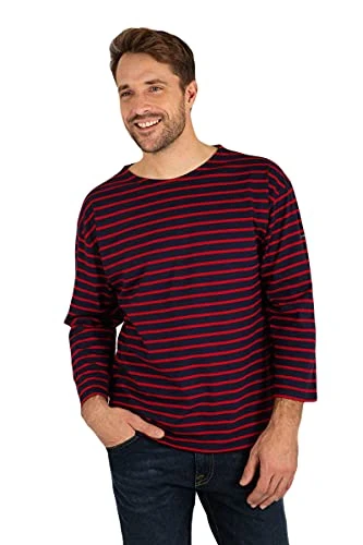 Men's Beg Meil T-Shirt, Multicolour (Navire/Braise 455), XX-Large (Size: 6)