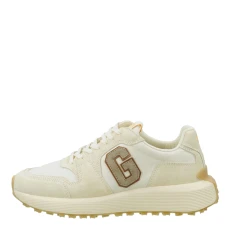 Mens Beige Ronder Suede Trainers