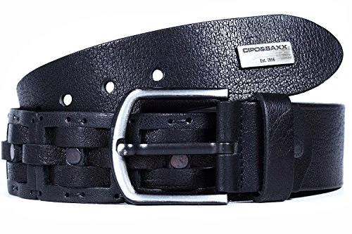 Men's Belt CG143-bans Black 105cm x 4,3cm