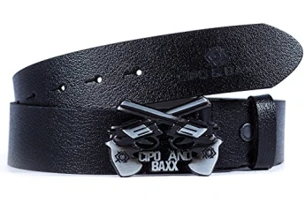 Men's Belt CG148-bans Black 100cm x 4,3cm Men's Belt CG148-bans Black 100cm x 4,3cm