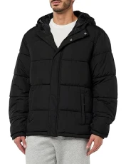 Men's Bensheim Padded Jacket, Black, S Men's Bensheim Padded Jacket, Black, S