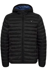 Men's Bhromsey Hood Quilted Jacket, 194007_Black, L