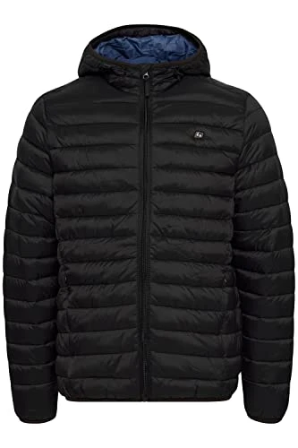 Men's Bhromsey Hood Quilted Jacket, 194007_Black, L