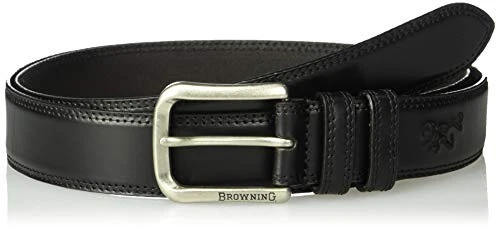 Men's Big and Tall Grafton Belt | Black | Leather | 54