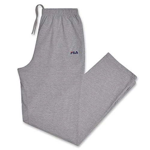 Mens Big and Tall Sweatpants with Open Bottoms