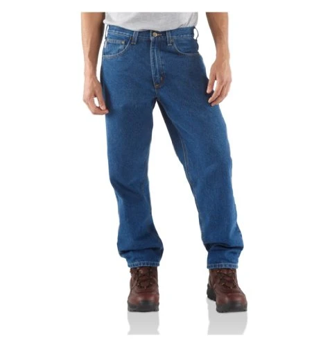 Men's Big & Tall Relaxed Fit Tapered Leg Jean (Regular and Big and Tall Sizes), Dark Stone, 46W x 30L