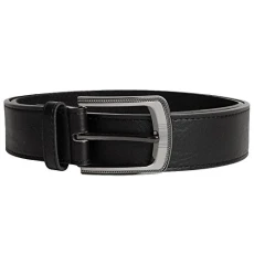 Mens Black Leather Big Kingsize Duke London Belt - Size - 48" Inch Waist - Black