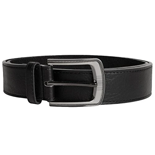 Mens Black Leather Big Kingsize Duke London Belt - Size - 52" Inch Waist - Black