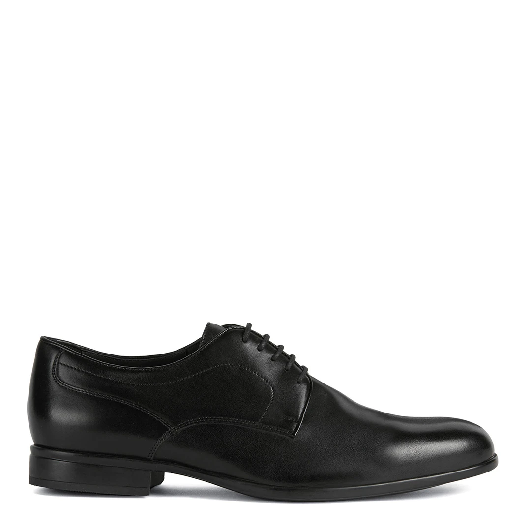 Mens Black Leather Lacopo Shoe