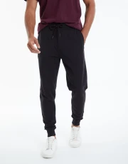 Men's Black Regular Fit Joggers