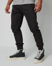 Men's Black Slim Fit Trousers