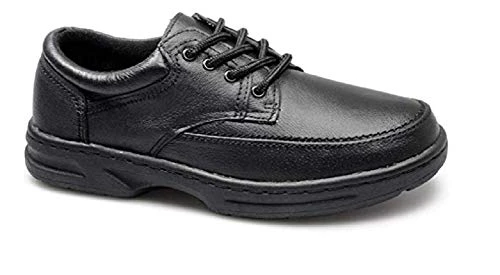 Mens Black-Taupe Or Brown Lace Up  Brian Comfort Shoes - Black-UK 9