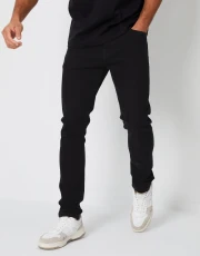 Men's Black Wash Skinny Fit Jeans