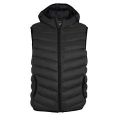 Mens  Blackburn Padded Bodywarmer Hooded Quilted GIlet Puffa Jacket