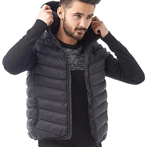 Mens Blackburn Quilted Gilet - Black - L