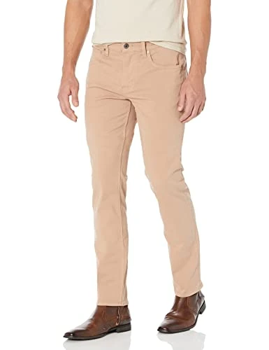 Men's Blake Slim Straight Leg Twill Pant Casual, Warm Taupe, 32