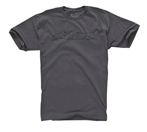 Men's Blaze Classic Tee Short Sleeve T-Shirt, Grey (Athletic Heather/Black), Small