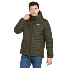 Men's Blisco II Lightweight, Water Repellent & Insulated Jacket with Hood and 2 Pockets, Cold Weather & Winter Padded Puffer Coat, Green, L