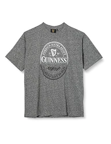 Men's BLK Stamp Grindle R/N T T-Shirt, Grey (Grey Grey), Small (Size: S)