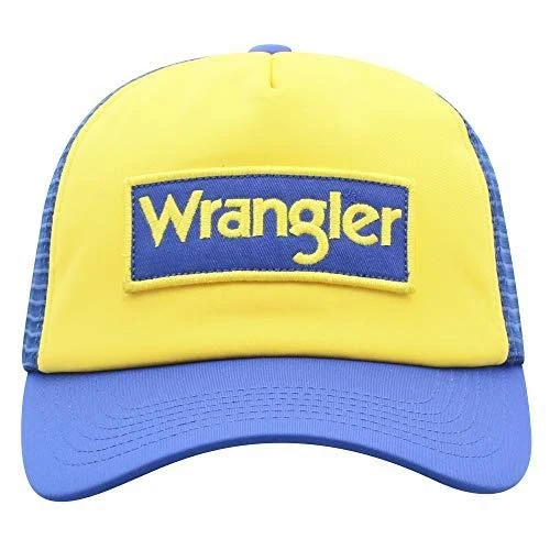 Men's Block Patch Logo Mesh Back Trucker Cap
