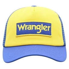 Men's Block Patch Logo Mesh Back Trucker Cap