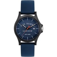 Mens Blue Silicone Strap Watch - Blue