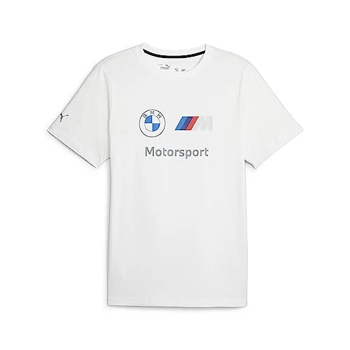 Mens BMW M Motorsport ESS Logo T-Shirt Tee Top  White Size L