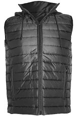 Mens Body warmer Gilet Warm Padded Zip Pocket Outerwear Quilted Jacket Top Body Warmer Black Plus Size UK 16