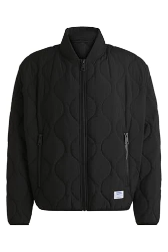 Mens Boho2421 Water-Repellent Quilted Jacket with Logo Badge