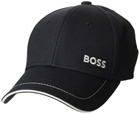 Men's Bold Logo Twill Cap Baseball, Dark Blue, One Size