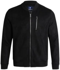 Men's Bomber Jacket - Cozy Full Zip Up Faux Suede Bomber Jacket for Men - Casual Mens Suede Jacket (S-XL), Black, X-Large Men's Bomber Jacket - Cozy Full Zip Up Faux Suede Bomber Jacket for Men - Casual Mens Suede Jacket (S-XL), Black, X-Large