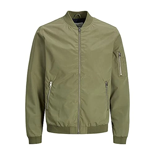 Mens Bomber Jacket Dusky Green XL