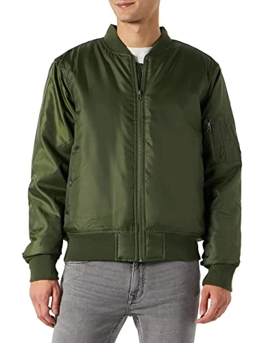Men's Bomber Jacket, Green (Military Green), X-Large