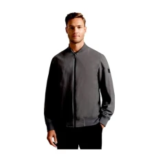 Mens Bomber Jacket Grey M