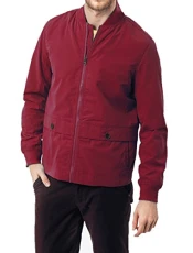 Men's Bomber Jacket Greylock Bomber (M, Red) Men's Bomber Jacket Greylock Bomber (M, Red)