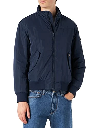 Men's Bomber Jacket, Navy, Small