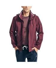 Men's Bomber Jacket, Shipwreck Burgundy, XXL Men's Bomber Jacket, Shipwreck Burgundy, XXL