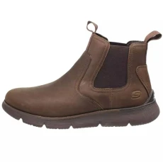 Mens Boot-AUGUSTINO Ankle, Chocolate Leather, 10 UK Mens Boot-AUGUSTINO Ankle, Chocolate Leather, 10 UK