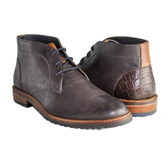 Men's Boots | Leather Boots for Men | Casual Shoes for Men | Leather Ankle Boots | Winter Boots for Men, brown, 11.5 UK