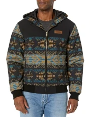 Men's Bow Pass Bomber Jacket, Journey West Black Blue, S