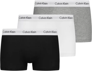 Men's Boxers, Low Rise Waist, Multi-coloured, M - Multicolour (Black/White/Grey Heather)