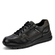 Mens Bradley Leather Black Trainers 9.5 UK Mens Bradley Leather Black Trainers 9.5 UK