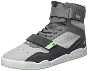 Men's Breaker Hi-Top Trainers, Grey Grey Mint White 024, 6 UK