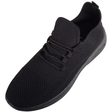 Mens Breathable Mesh Sports Flexible Running Lace Up Trainers Sneakers - Black - UK 11 / EU 45 Mens Breathable Mesh Sports Flexible Running Lace Up Trainers Sneakers - Black - UK 11 / EU 45