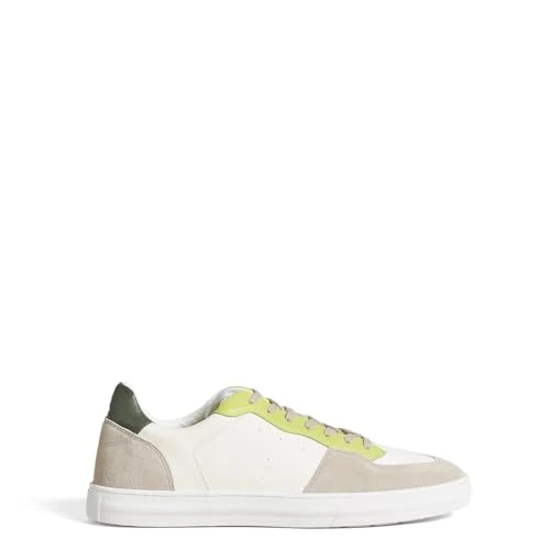 Mens Brent Sneaker Trainers Lime 9 (43)