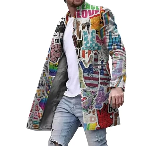 Mens Brown Coats Sale 3/4 Length Coat Men Camouflage Jacket Bubble Jackets Mens Waterproof Hiking Jacket Sports Jacket Summer Men Sports Jacket Deals
