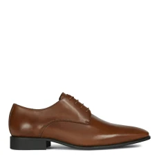 Mens Brown Leather Uomo High Life Derby Shoe