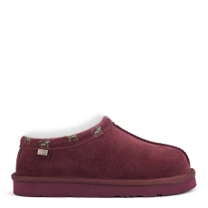 Mens Brown Outback Suede Slippers