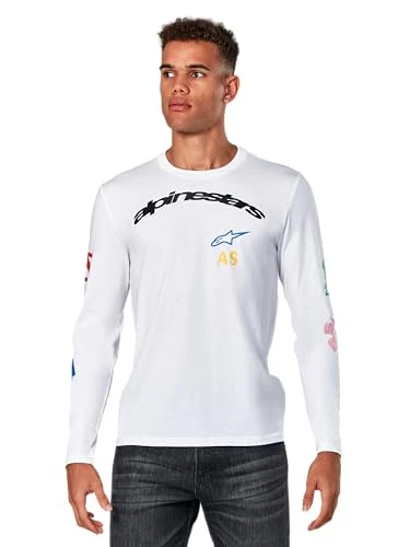 Men's Brundo Ls Csf Tee T-Shirt, White, L