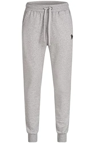 Men's Bulno Sweatpants, Marl Grey/Black, XL